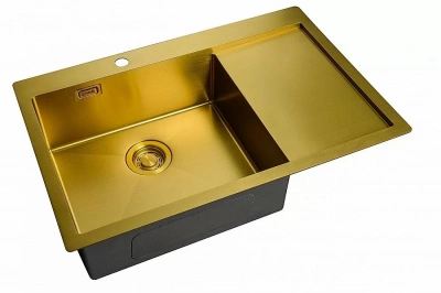 Мойка кухонная Zorg Light ZL R 780510-L Бронза