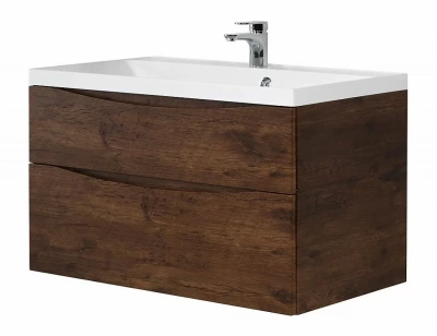 Тумба с раковиной BelBagno MARINO H60-2C-SO-RW-P 90 Rovere Moro