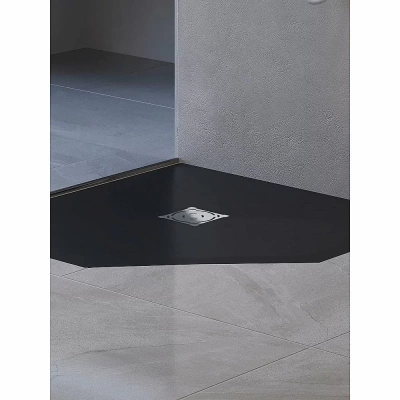 Душевой поддон RGW ST/T-G Stone Tray 16155100-02 100x100 графит