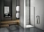 Душевая дверь Good Door MOKKA DR-90-C-WE стекло прозрачное/профиль белый