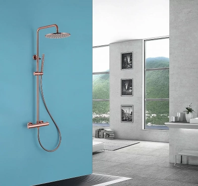 Душевая система Abber WASSER KREIS AF8160RG розовое золото