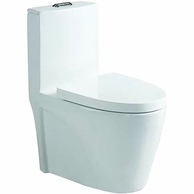 Унитаз моноблок SantiLine SL-5012 с крышкой микролифт