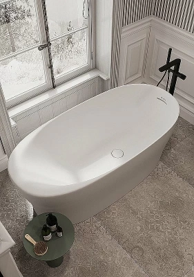 Ванна из искусственного камня Allen Brau Krion Neo 2.35001.21 170x80 белая матовая