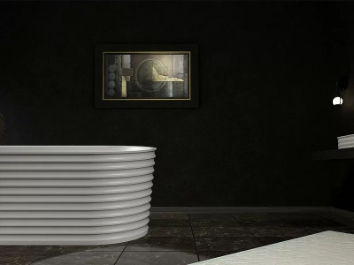 Ванна Abber Stein 170x80 AS9650 белая матовая