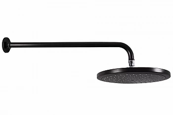 Верхний душ с держателем Rav-Slezak SK0057CMAT черный матовый