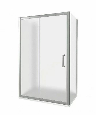 Душевой уголок Good Door Latte WTW+SP+SP 140х100 стекло матовое/профиль анодированный алюминий