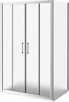 Душевой уголок Good Door Latte WTW-TD+SP 150х100 стекло матовое/профиль анодированный алюминий
