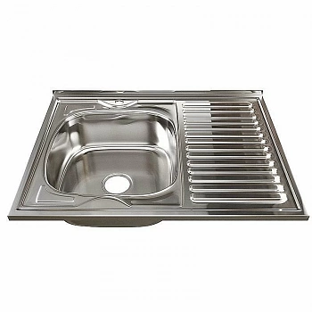 Мойка кухонная MIXLINE ML 528180 хром
