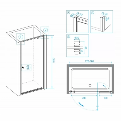 Душевая система RGW Shower Panels SP-6143-01 50140801-01 хром
