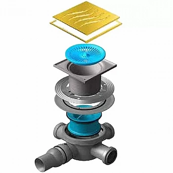 Душевой трап Pestan Confluo Standard 13000142 золото