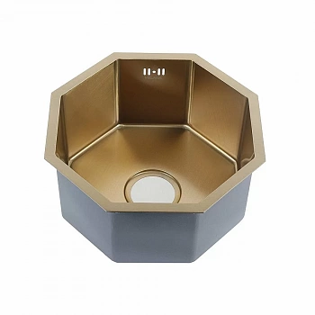 Мойка кухонная Melana Octavia Profline D400G золото