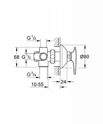Дивертор Grohe 29704 000