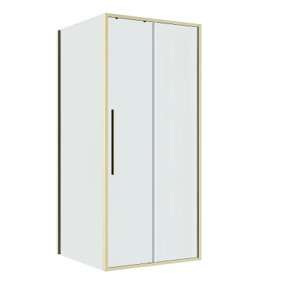 Душевой уголок Niagara Nova NG-44-9ASG-A90SG-34 90x90 стекло прозрачное/профиль брашированное золото
