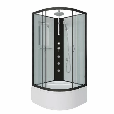 Душевая кабина Niagara Classic NG-6707-14BKTG 80x80 с гидромассажем