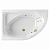 Ванна акриловая EXCELLENT Aquarella SMART WAEX.ARL15.SMART.GL 150x100 белая с гидромассажем