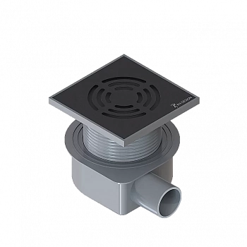 Душевой трап Boheme Smart Design 15 984-15-B черный