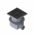 Душевой трап Boheme Smart Design 15 984-15-B черный