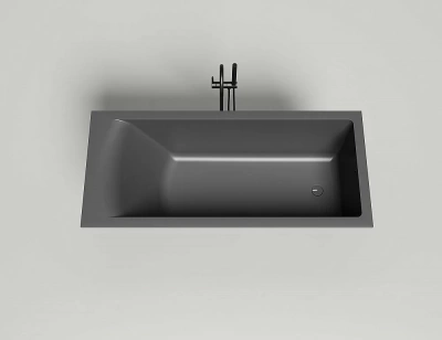 Ванна Salini Cascata KIT S-Sense 104313GRF 170x75 белая/полностью RAL глянцевая