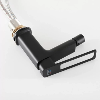 Смеситель для биде GID Niagara L057BMB черный матовый