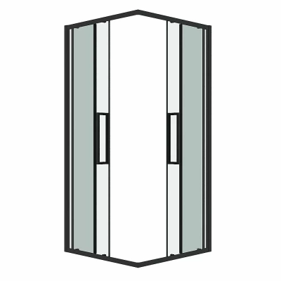 Душевой уголок Grossman Cosmo 300.K33.02.8080.21.00 80x80 профиль черный матовый/стекло прозрачное