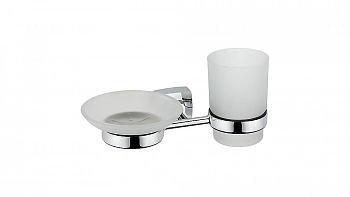 Мыльница и стакан FIXSEN KVADRO FX-61306+08