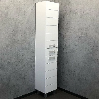 Шкаф-колонна Comforty Модена М 00-00001645 35 белая матовая