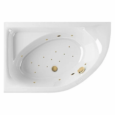 Ванна акриловая EXCELLENT Aquarella RELAX WAEX.ARL15.RELAX.GL 150x100 белая с гидромассажем