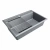 Кухонная мойка Paulmark STEPIA 80 + ролл-мат STEP PM117551-GRM+R375-BS серый металлик