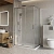 Душевой уголок BelBagno LUCE-AH-21 110х90 стекло прозрачное/профиль хром