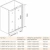 Душевой уголок Good Door Puerta WTW+SP 120х100 стекло прозрачное/профиль хром