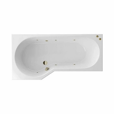 Ванна акриловая EXCELLENT Be Spot SOFT WAEX.BSL16.SOFT.BR 160x80 белая с гидромассажем