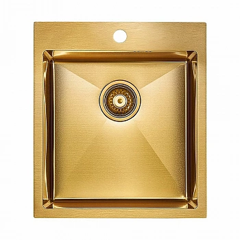 Мойка кухонная Paulmark FAVOR PM214551-BG брашированное золото