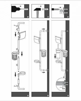 Стойка для аксессуаров WasserKRAFT Isar K-1468