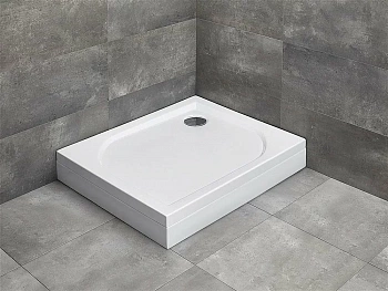 Душевой поддон со съемной панелью Radaway Delos D 4D97514-03L 90х75 белый