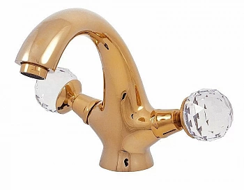 Смеситель для раковины Rav-Slezak Brilliance129.5Z золото