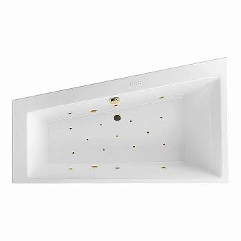 Ванна акриловая EXCELLENT Sfera RELAX WAEX.SFL17.RELAX.GL 170x100 белая с гидромассажем