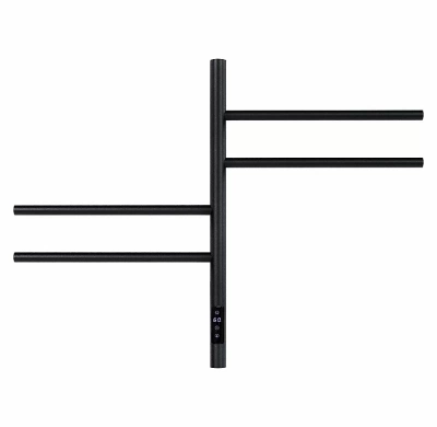 Полотенцесушитель электрический Vincea VTD-1S1CBE 43×60 черный