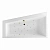 Ванна акриловая EXCELLENT Sfera RELAX WAEX.SFL17.RELAX.GL 170x100 белая с гидромассажем