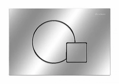 Кнопка для инсталляции Caprigo   Shape ABS SA005-crm хром