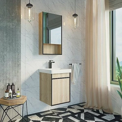 Тумба с раковиной Comforty Вена 00-00006653 45 дуб дымчатый