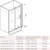 Душевой уголок Good Door Altair WTW+SP 140х100 стекло прозрачное/профиль хром