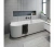 Акриловая ванна Riho Desire Velvet White 184x84 белая матовая