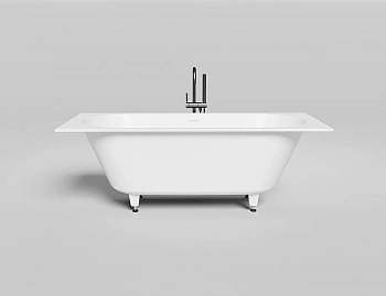Ванна Salini Ornella AXIS KIT S-Stone 104723MRH 170x70 белая/снаружи RAL матовая