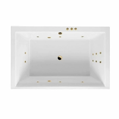Ванна акриловая EXCELLENT Crown Lux SMART WAEX.CRO19.SMART.GL 190x120 белая с гидромассажем