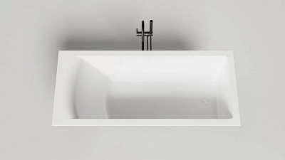 Ванна Salini Cascata 180х80 104213G белая глянцевая