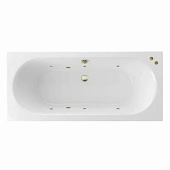 Ванна акриловая EXCELLENT Oceana SOFT WAEX.OCE17.SOFT.BR 170x75 белая с гидромассажем