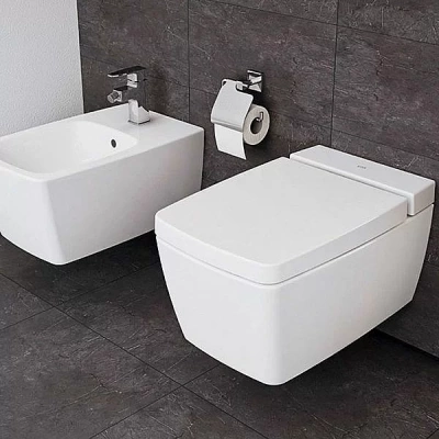 Унитаз подвесной Vitra Metropole Rim-Ex 7672B003-1687 безободковый, белый