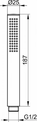 Душевая лейка KEUCO Edition Atelier 56080030100 бронза
