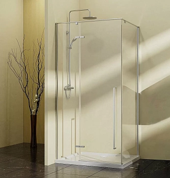 Душевой уголок Vincea Slim-N VSR-5SN9090CL 90x90 стекло прозрачное/профиль хром