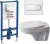 Унитаз с инсталляцией Pestan Fluenta Basic SET40006460DW с крышкой микролифт